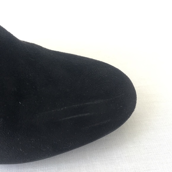 Candie’s Black Flower Embroidered Sock Booties - Picture 5 of 10